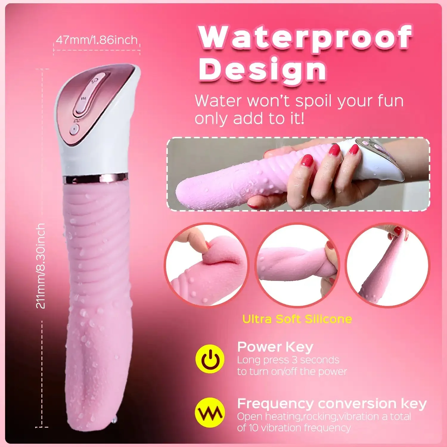 Sadi - Heating Multi-function Tongue Vibrator