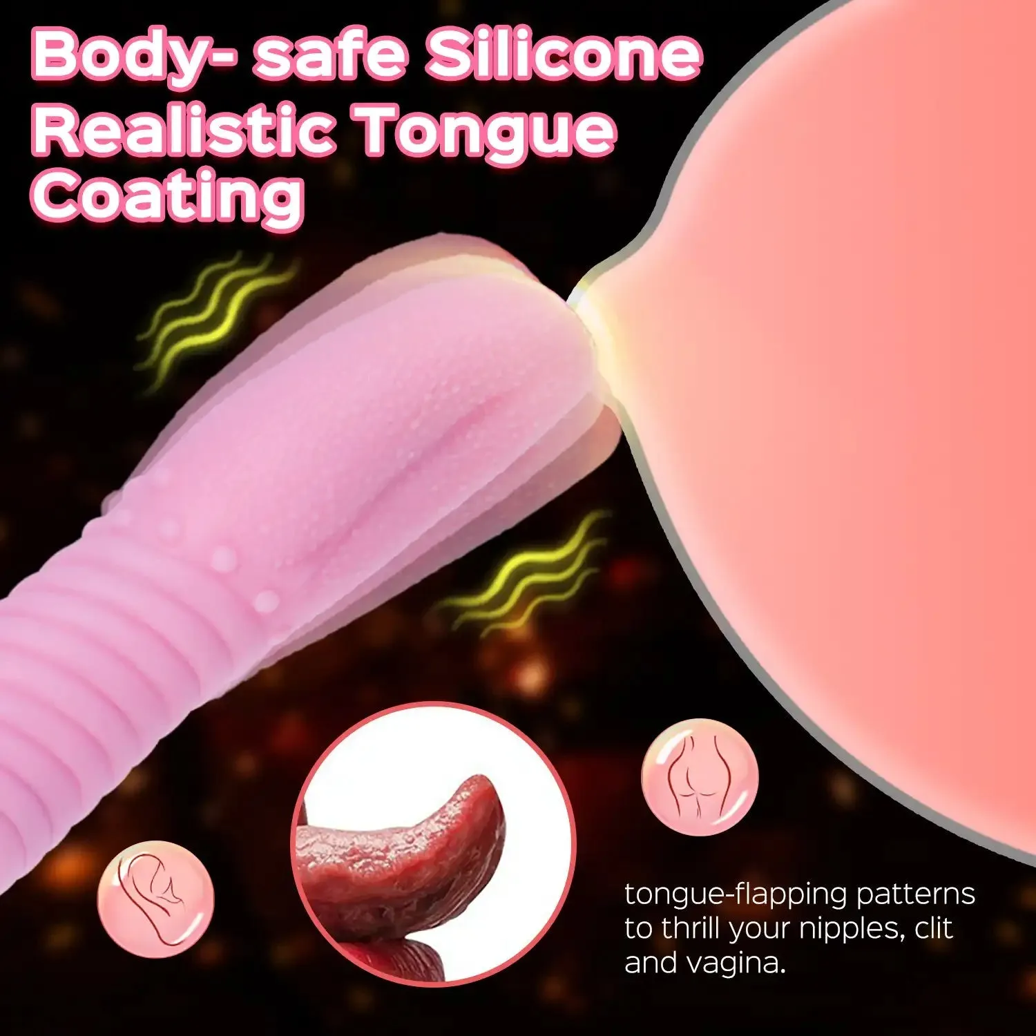 Sadi - Heating Multi-function Tongue Vibrator