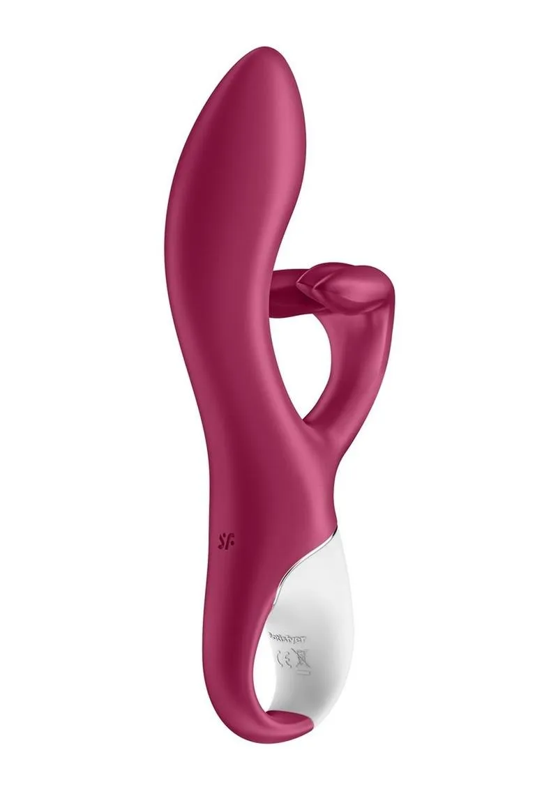 Satisfyer Embrace Me Silicone Rechargeable Rabbit Vibrator with Clitoral Stimulation