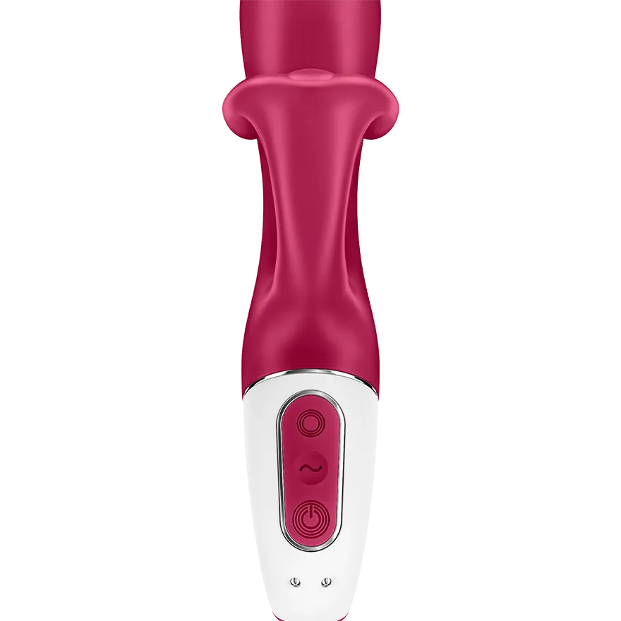 Satisfyer Embrace Me Silicone Rechargeable Rabbit Vibrator with Clitoral Stimulation