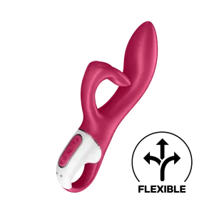 Satisfyer Embrace Me Silicone Rechargeable Rabbit Vibrator with Clitoral Stimulation