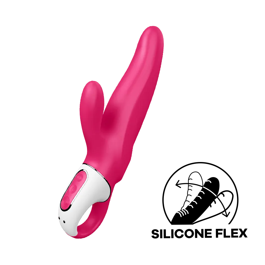 Satisfyer Mr. Rabbit Vibrator G-Spot and Clitoris Stimulator Waterproof Pink