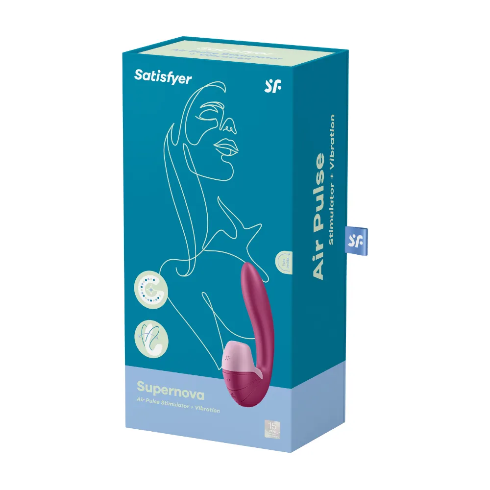 Satisfyer Supernova Air Pulse Stimulator Berry