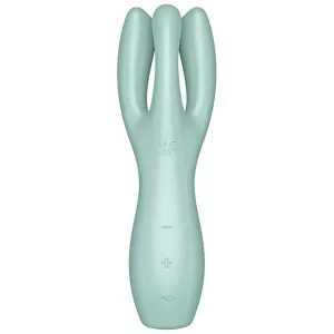 SATISFYER Threesome 3 Clitoral and Labia Stimulator - Mint