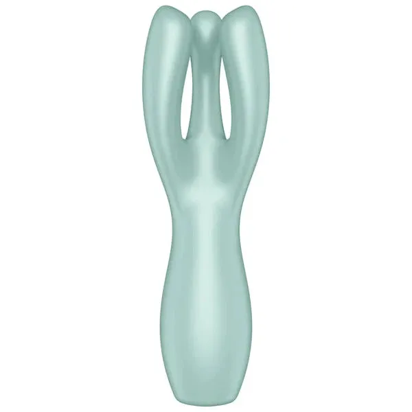 SATISFYER Threesome 3 Clitoral and Labia Stimulator - Mint