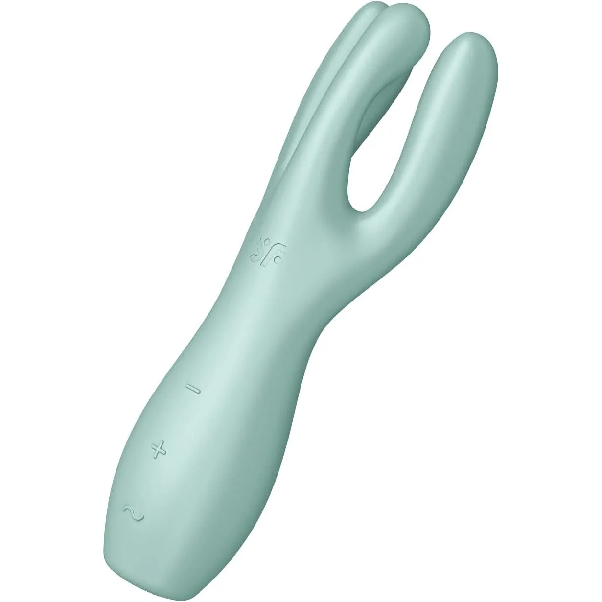 SATISFYER Threesome 3 Clitoral and Labia Stimulator - Mint