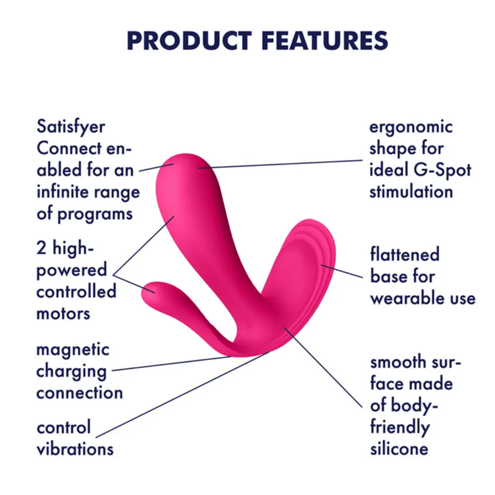 Satisfyer Triple Stimulation Wearable Sex Vibrator With Bluetooth App