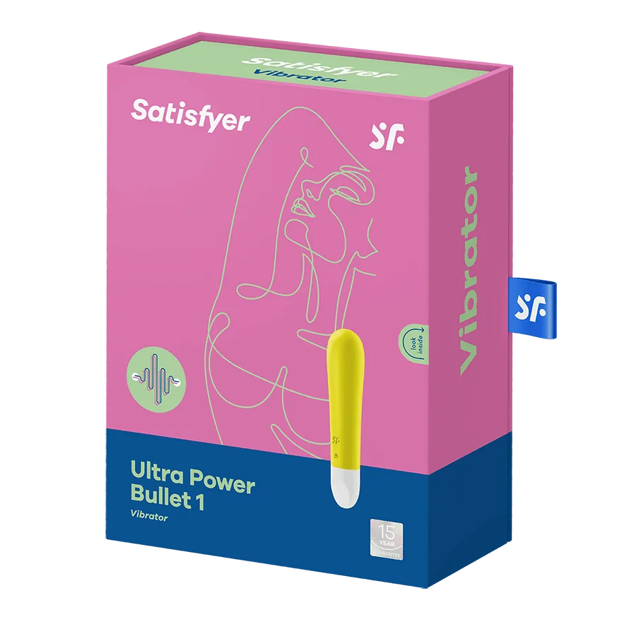 Satisfyer Ultra Power Bullet 1 Rechargeable Silicone 12 Level Bullet Vibrator