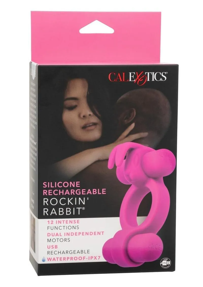 Silicone Rechargeable Rockin' Rabbit Cock Ring