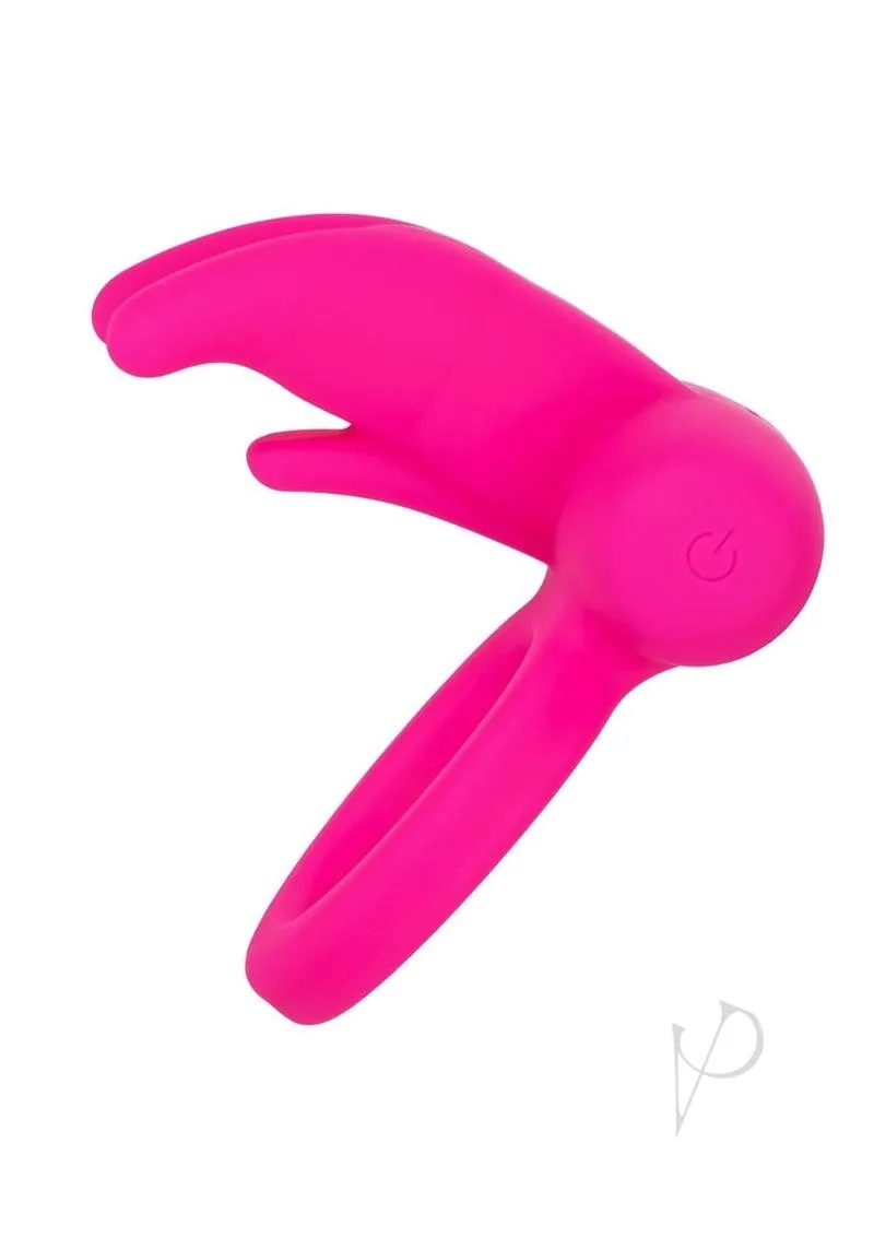 Silicone Triple Clit Flicker Pink