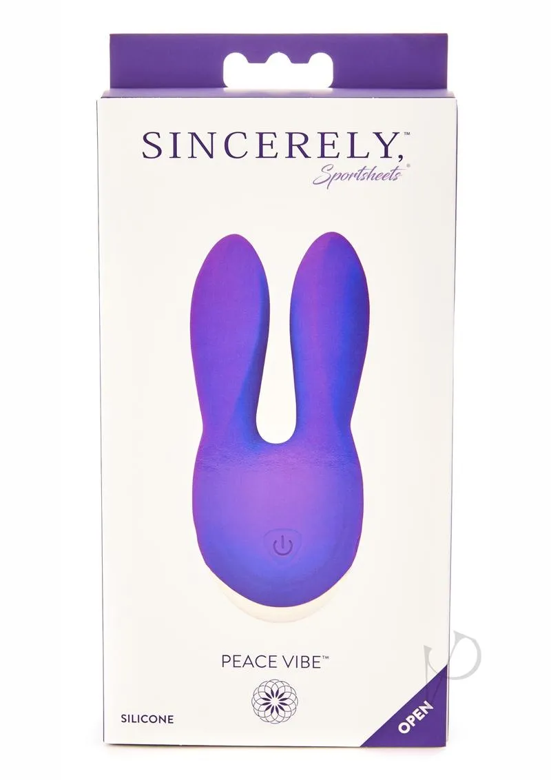 Sincerely Peace Vibe Purple