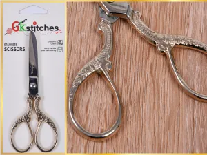 Stainless Scissors with Antique Design