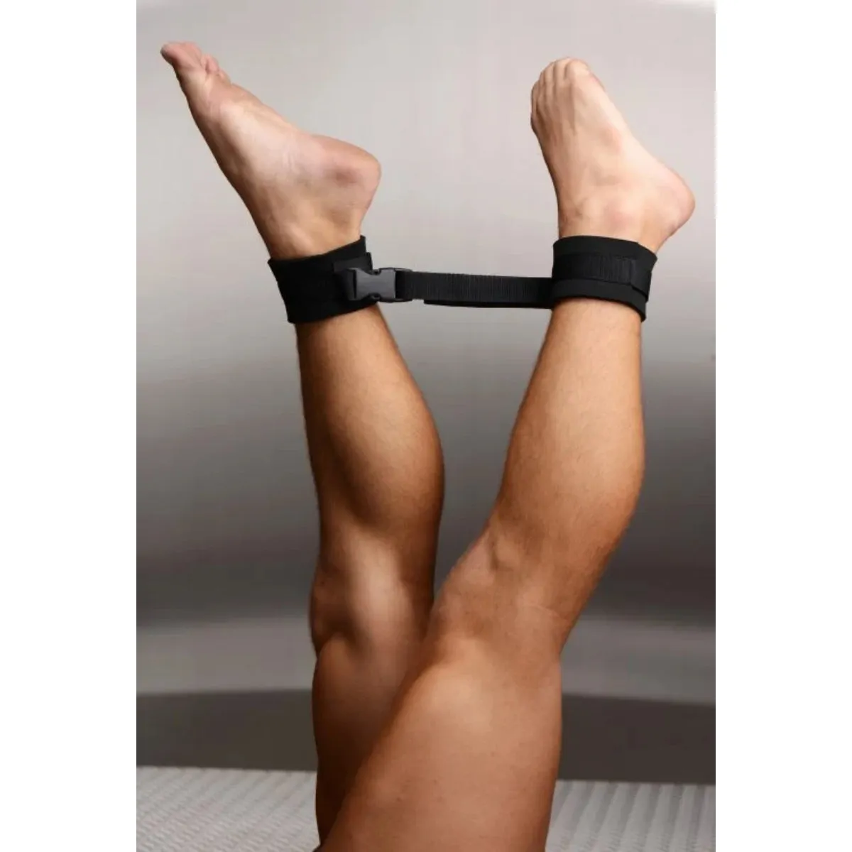 Strict Quick Adjust Restraint Strap With 2 Cuffs Black