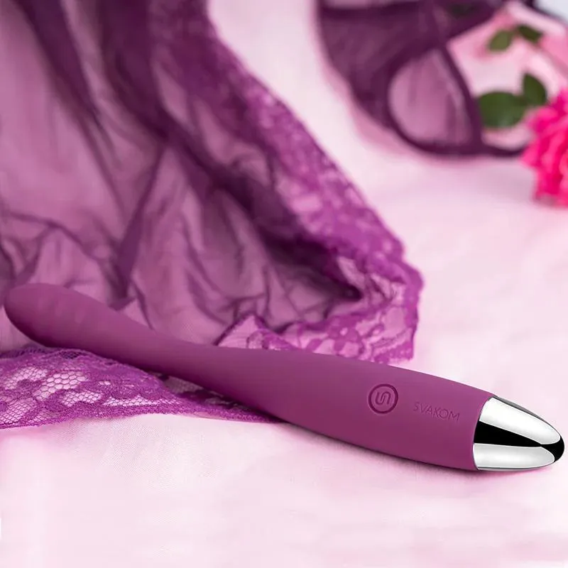 SVAKOM Cici Slim Flexible G-Spot Vibrator - Violet