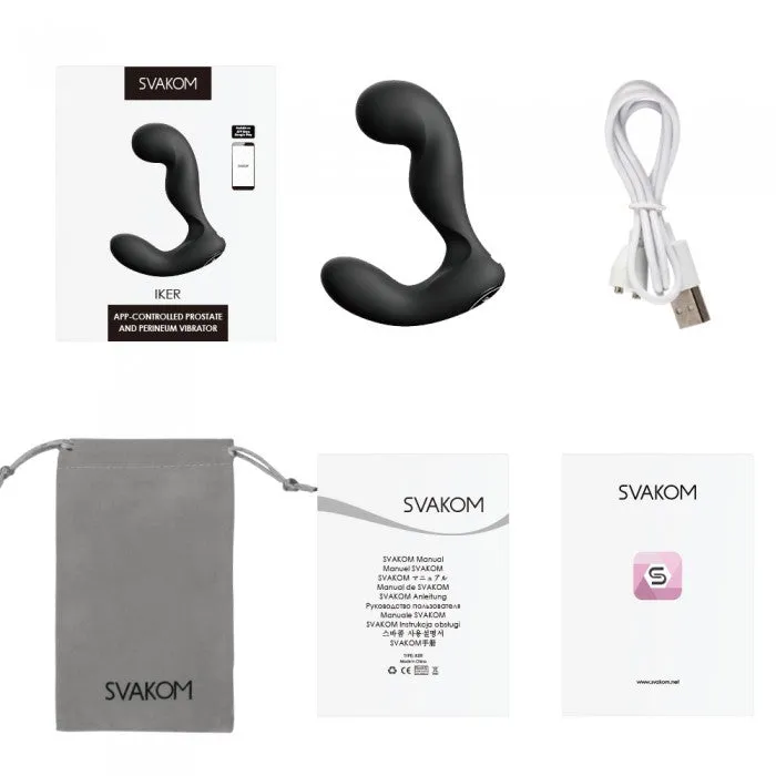 Svakom Iker - Pulsating Prostate Massager with App Control