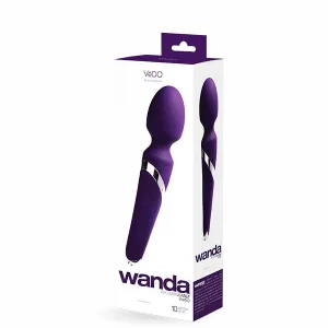 VeDo Wanda Rechargeable Wand Vibe (Purple)