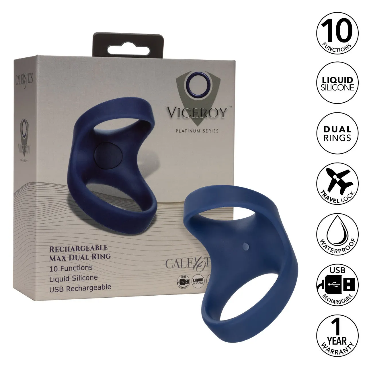 Viceroy Silicone Rechargeable Max Dual Ring