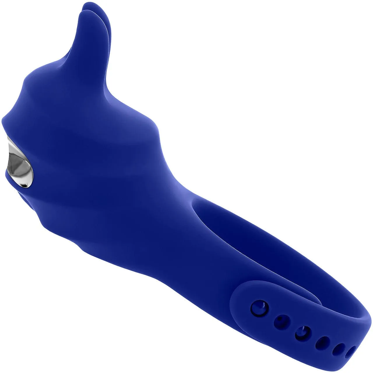 Zero Tolerance - Adjustable Fun Ring Remote Control Cock Ring (Blue)