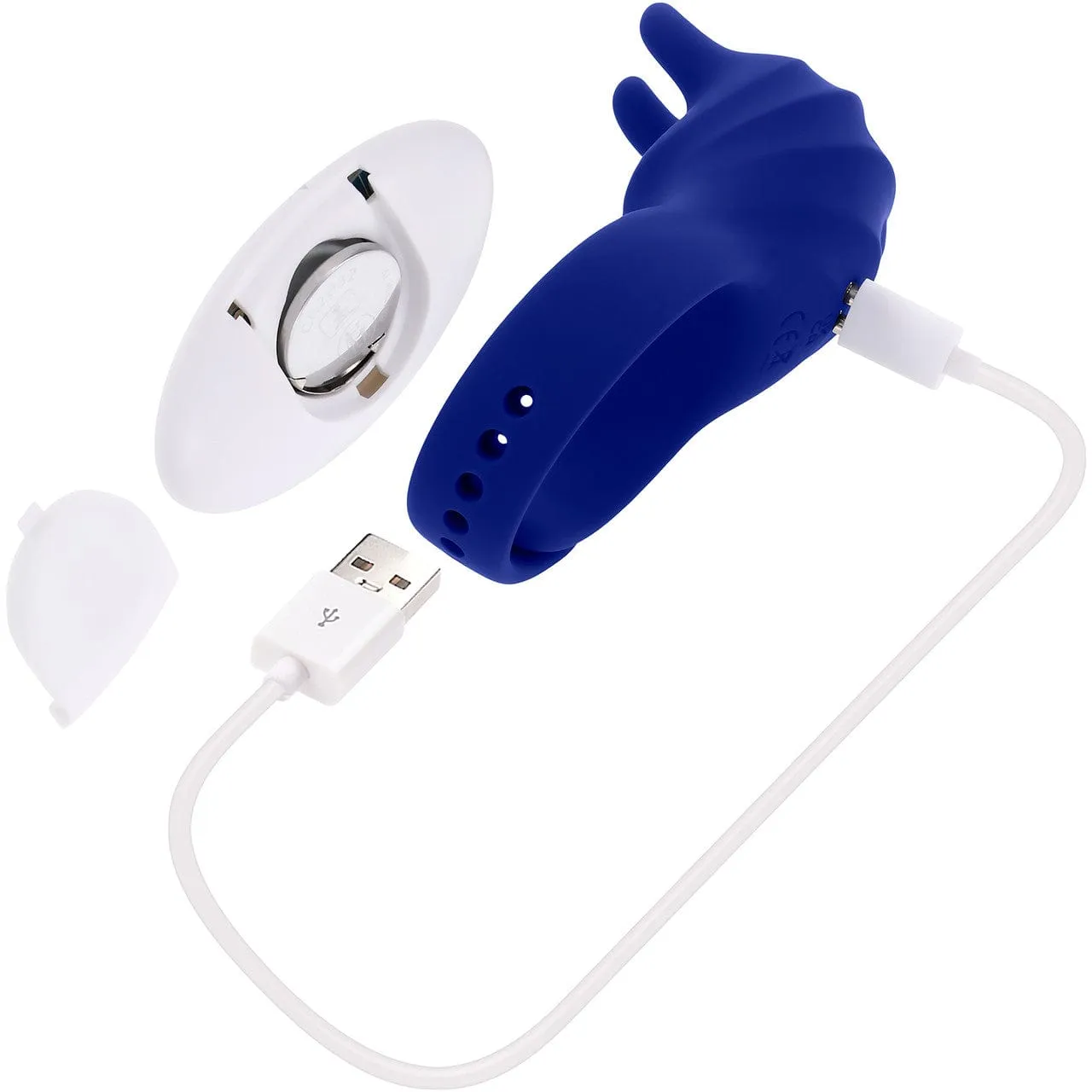 Zero Tolerance - Adjustable Fun Ring Remote Control Cock Ring (Blue)