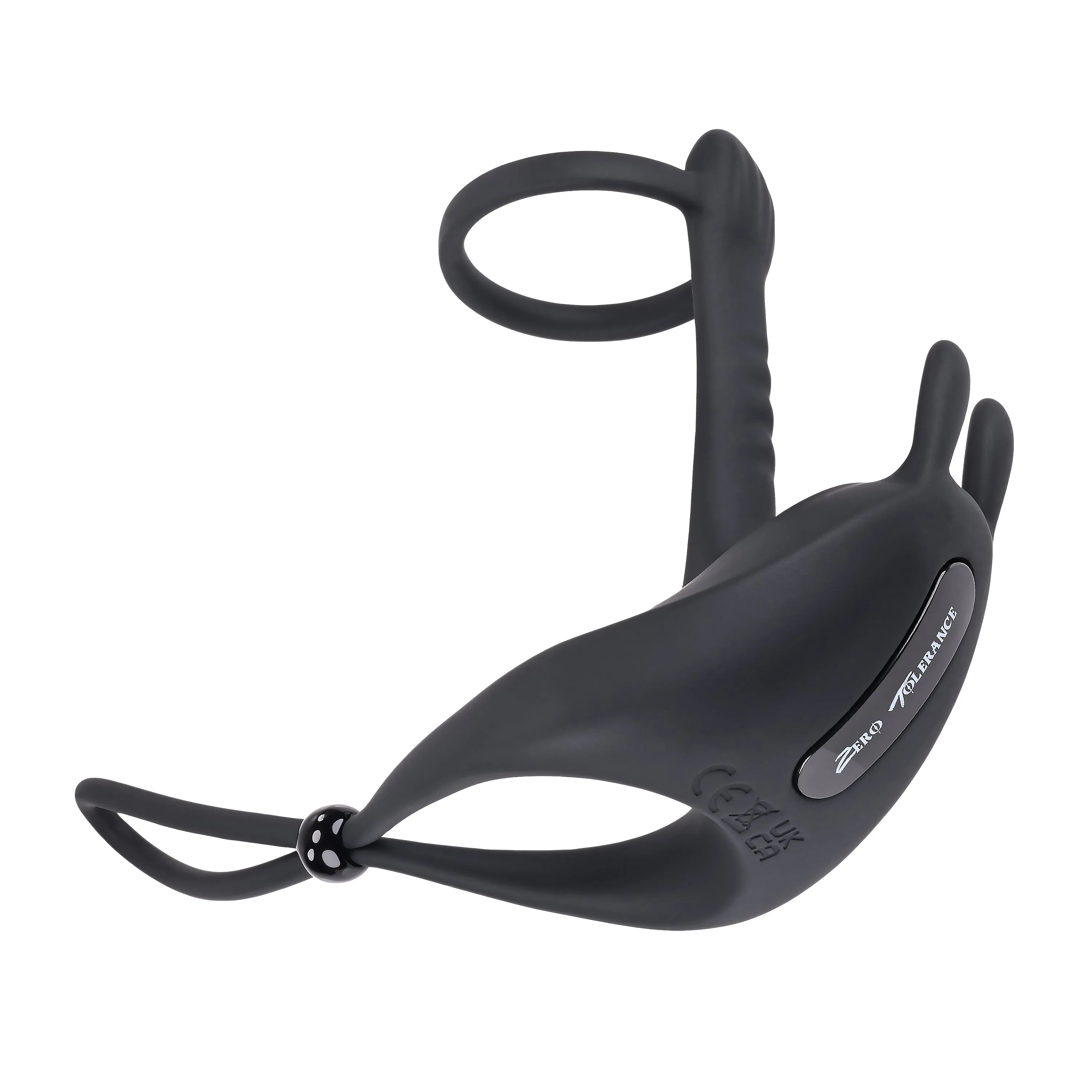 Zero Tolerance SADDLE UP - Black USB Rechargeable Vibrating Cock & Ball Rings